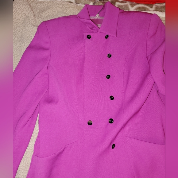 5 for $25 | Dana Buchman Classic Double Breasted Blazer Suit Jacket - Picture 12 of 16